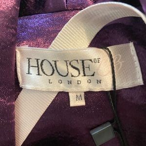 Deep Purple Satin Blazer